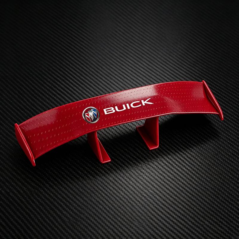 Auto-Heckspoiler Mini-Spoiler Flügel Kleines Heckemblem Aufkleber Dekoration für Buick Regal Lacrosse Avenir Envision Angkola Electra Anthem Cascada Avista