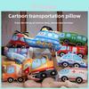 Fire Truck Plush Toy For Kids Soft Cartoon Embroidered Sleep Pillow Gift For Children