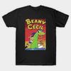 Asian Size Men Print T-shirt Beany And Cecil No-Cut Heat Transfer Print Cotton Tshirt