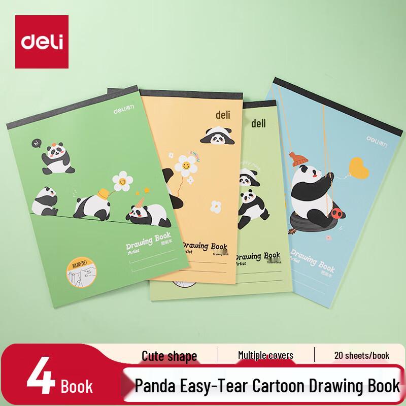 Deli Panda A4 Kids  Drawing Books