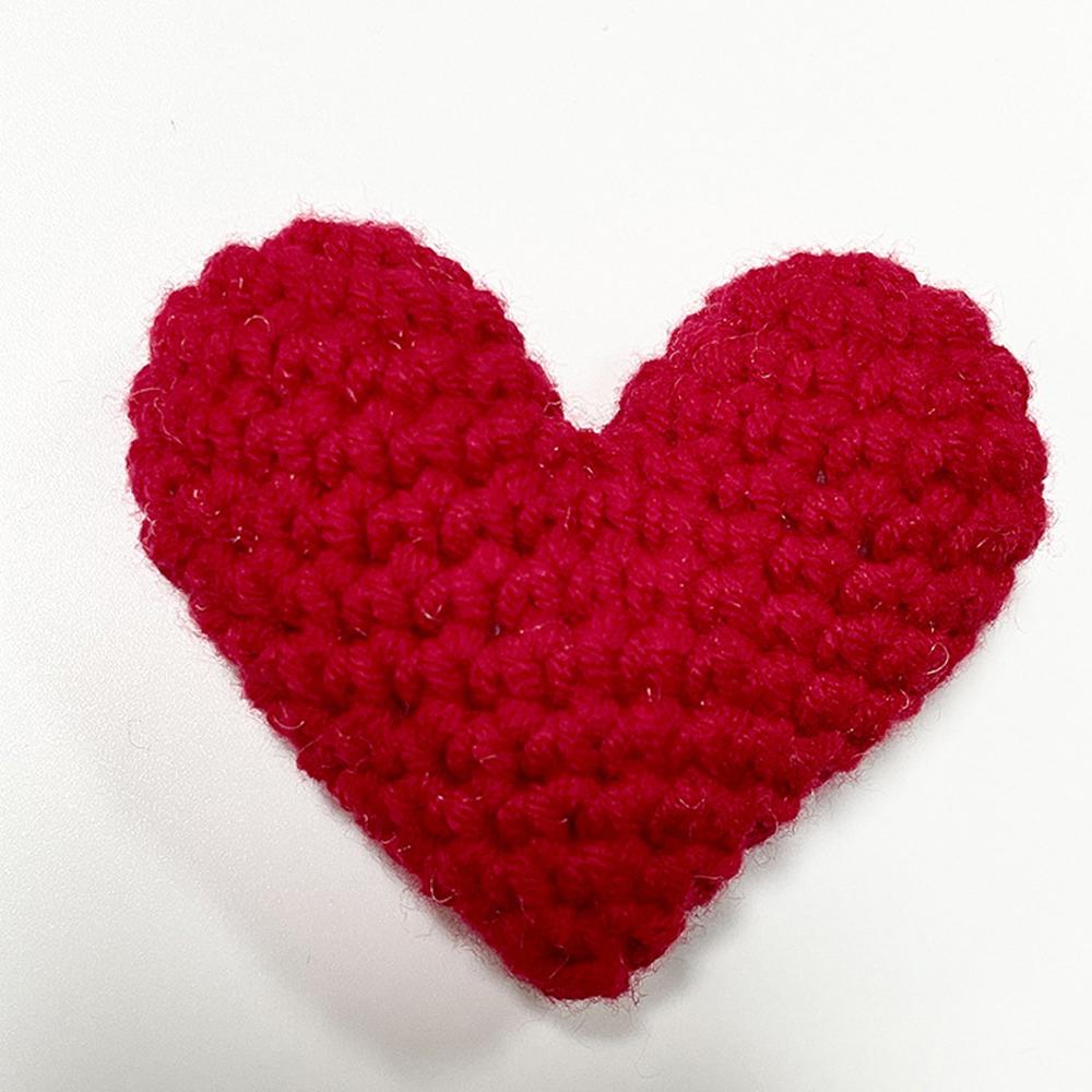 Cute Crochet Heart Lovely Handmade Hearts Clothes Decor Friends Gift