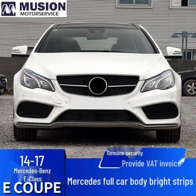 Garniture de Pare-chocs Avant et Bande Anti-Collision pour Mercedes-Benz W207 E200/E260/E320/E400