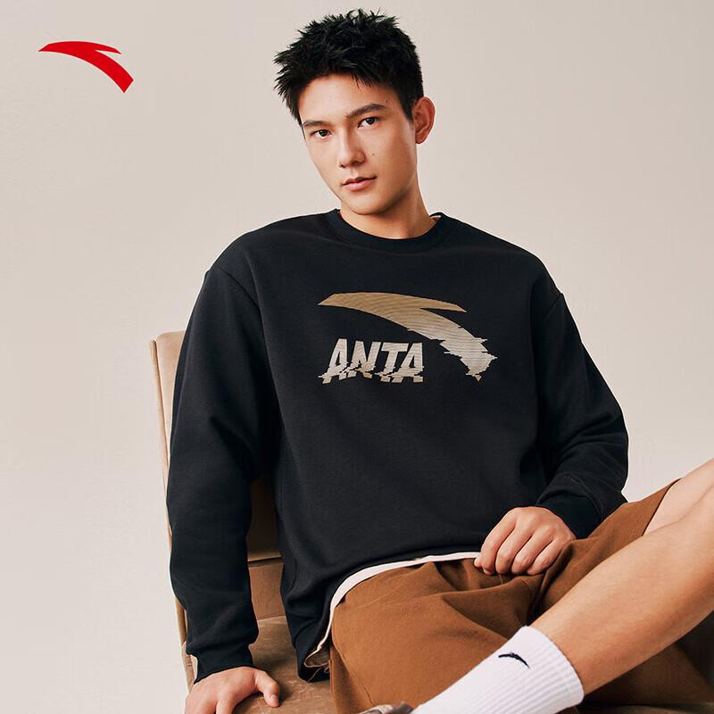 Anta Unisex Fleece Lined Crewneck Sweatshirt
