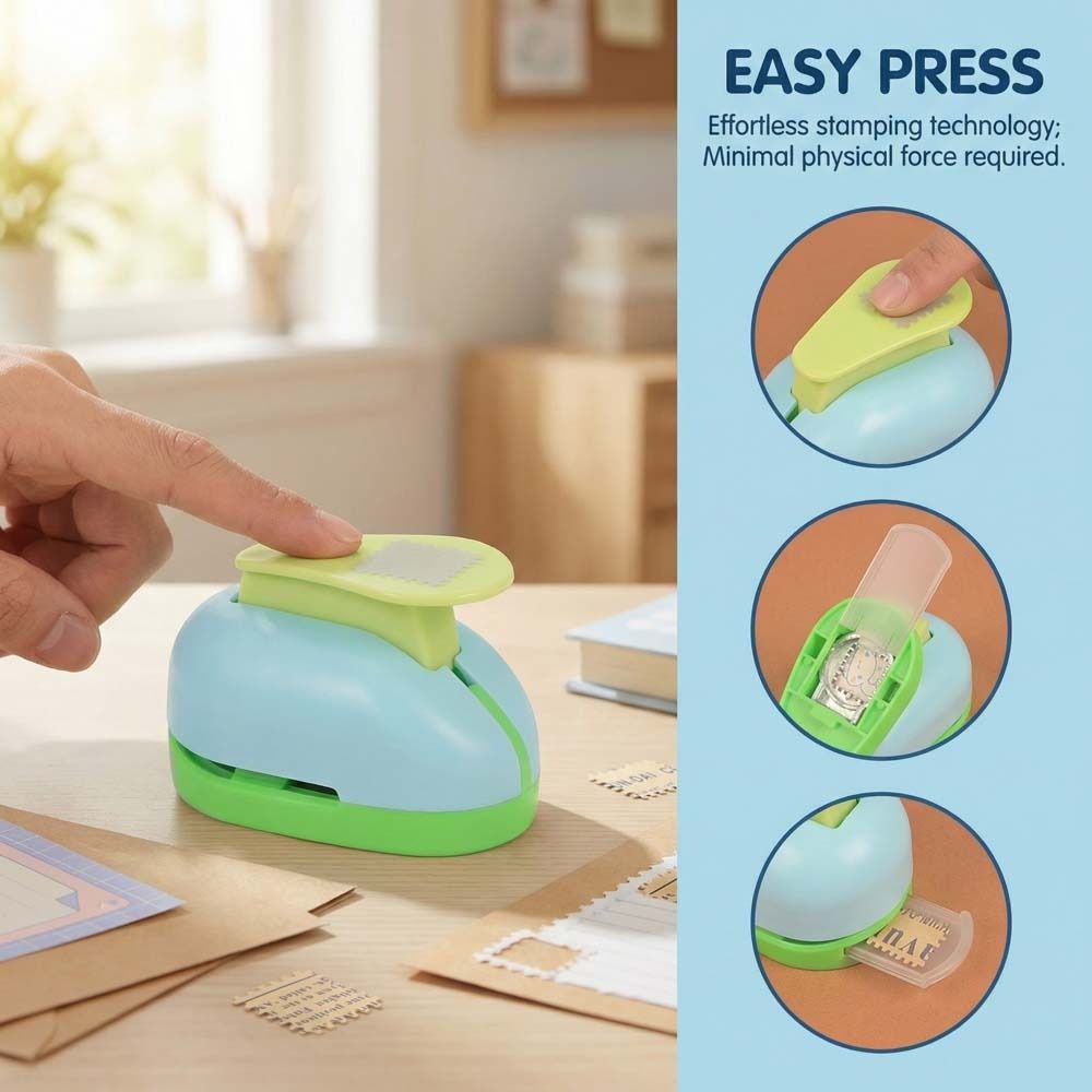 Stämpelform Stämpelkant Hålslagare Hålstansare Tillverkare Tandad Hålstansare Präglare Scrapbooking