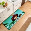 Amphibia Print Flannel Kitchen Mat Christmas Soft Area Rug Non Slip Floor Carpet Home Decoration