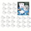 500pcs Transparent Acrylic Display Stand Set for Holding Photos Business Cards Clear Card Holders Offices Parties Retail Events