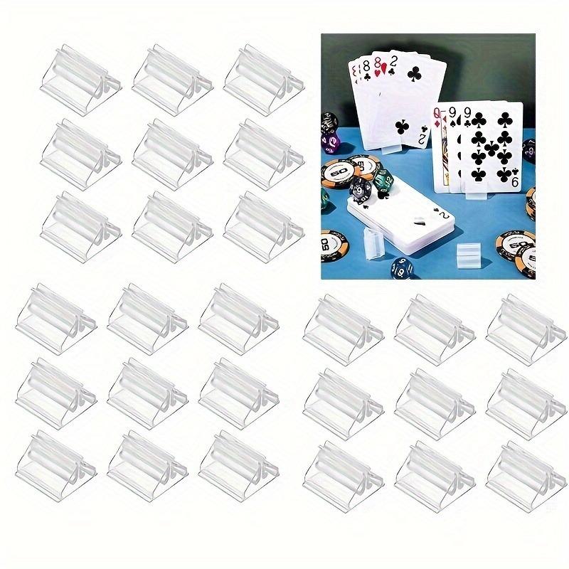 500pcs Transparent Acrylic Display Stand Set for Holding Photos Business Cards Clear Card Holders Offices Parties Retail Events