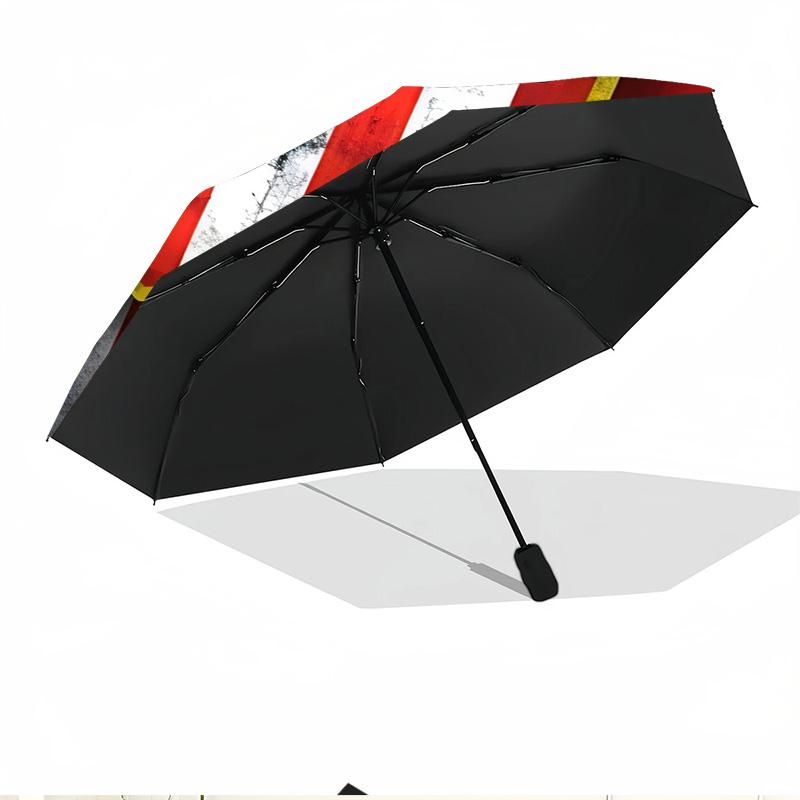 football club Print Automatic Open Close Umbrella, Portable Foldable Umbrella, for Outdoor Commute Camping Trip, Ideal Birthday Gift