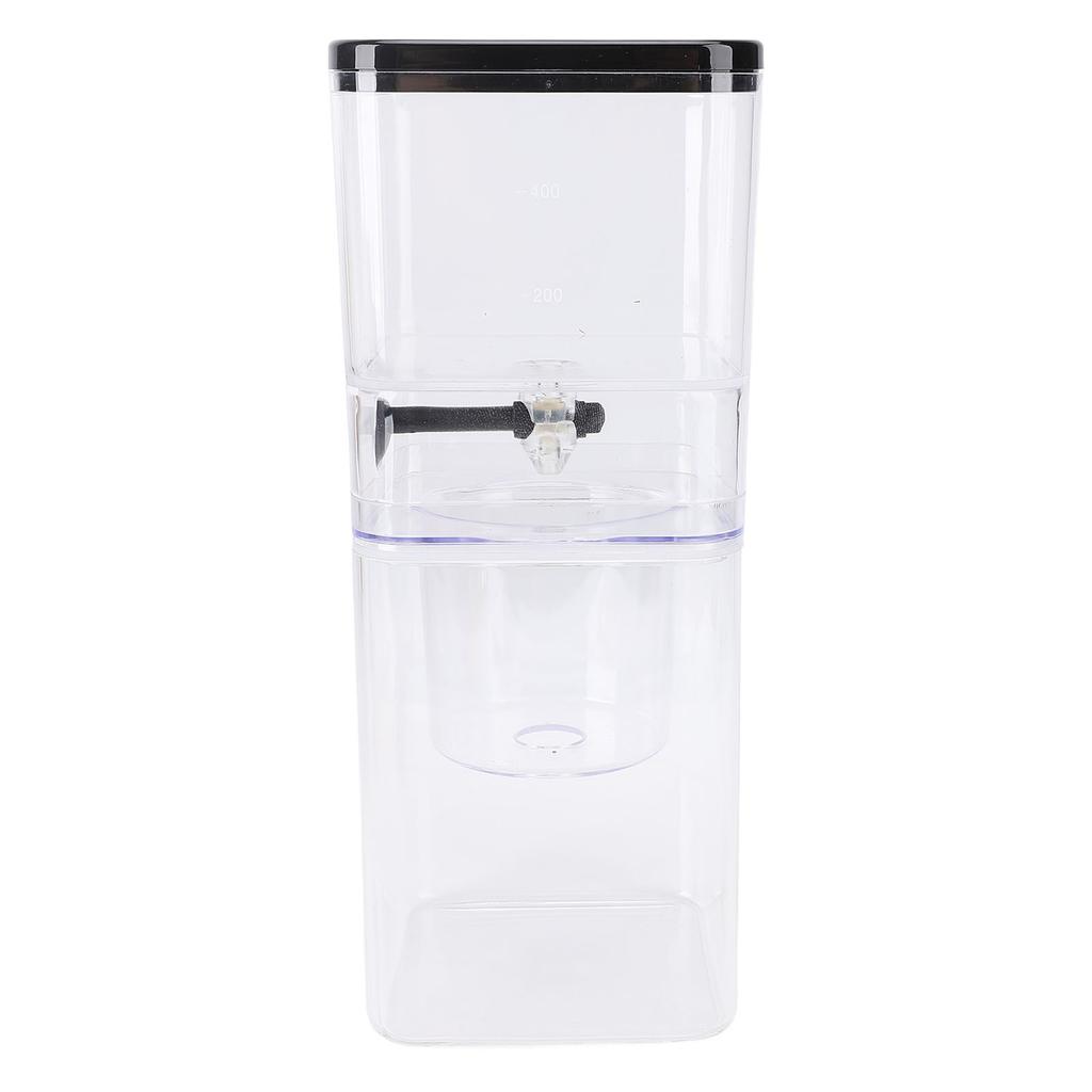Ice Drip Coffee Pot Speed Adjustable 400ml Portable Ice Drip Cold Brew Pot for Coffee Making