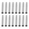 20Pcs M10x5 Thread Hollow Lamp Pipe Nipple Galvanized Iron for Lamp Repair Pipe Connector Chandeliers Candelabras Lighting