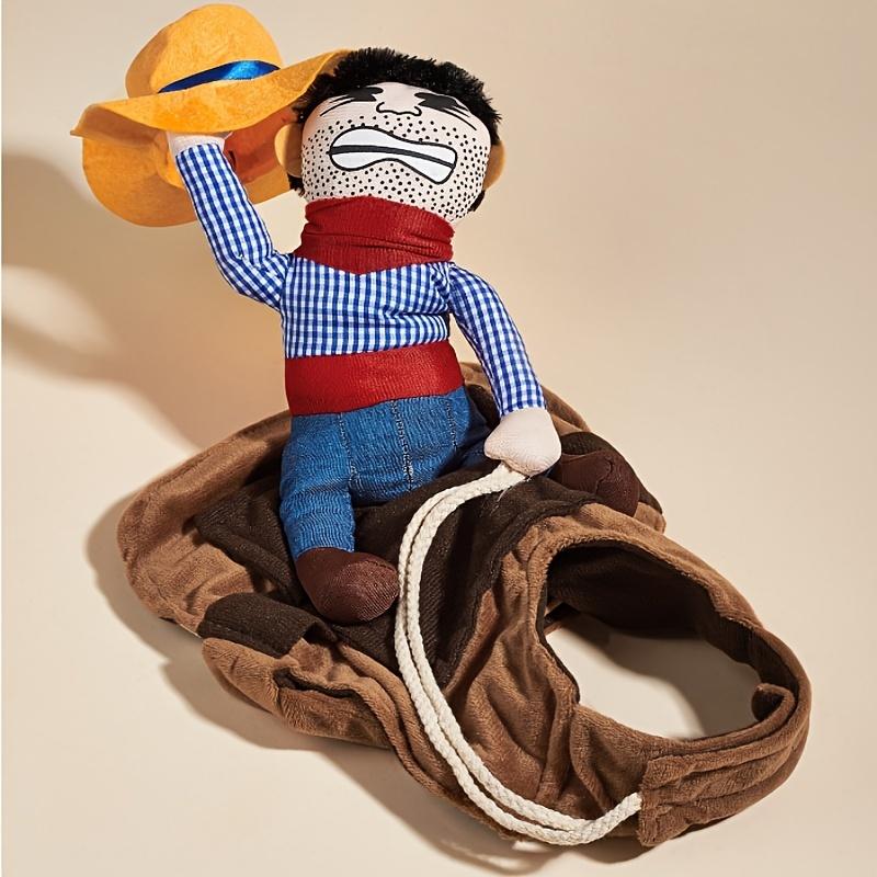 Pet Halloween Costume Dagger Transforms Into Jumpsuit Dog Costume Cosplay Funny Denim Jacket For Warmth Comfort In Autumn Winter