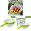 Modern Minimalist Pp Salad Spinner With Hand Press For Fruit And Vegetable Draining