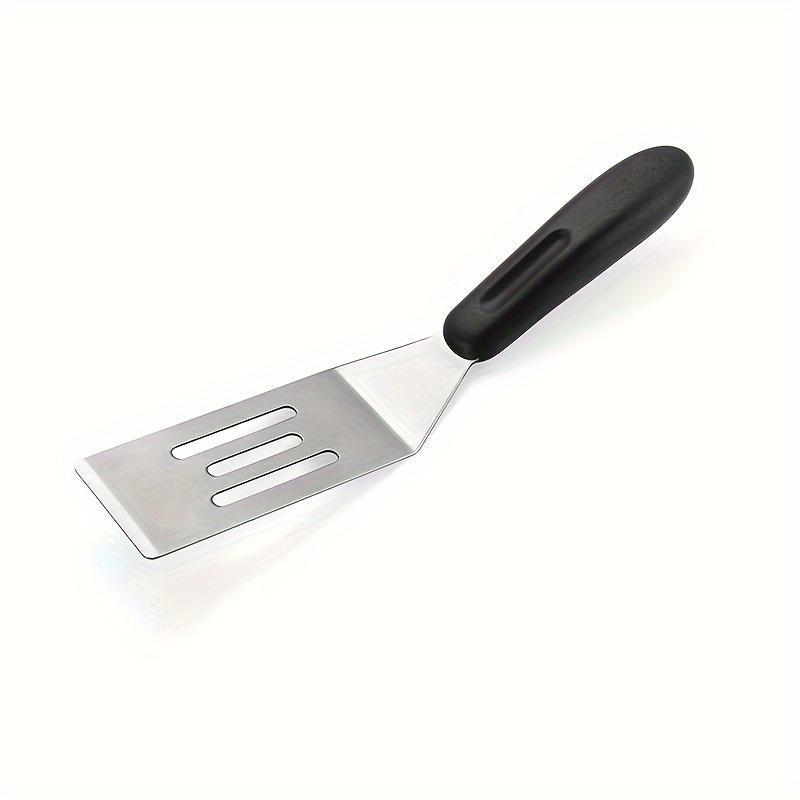 

1pc, Mini Spatula Small Spatula For Kitchen Use, Metal Spatula For Cooking Brownie, Cookie, Lasagna чёрный