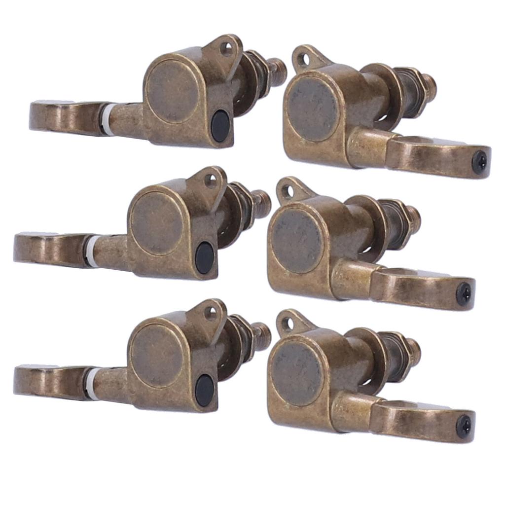 Guitar Locking Tuners Head Knobs Tuning Pegs 3 Left 3 Right Musical Instrument Accessories