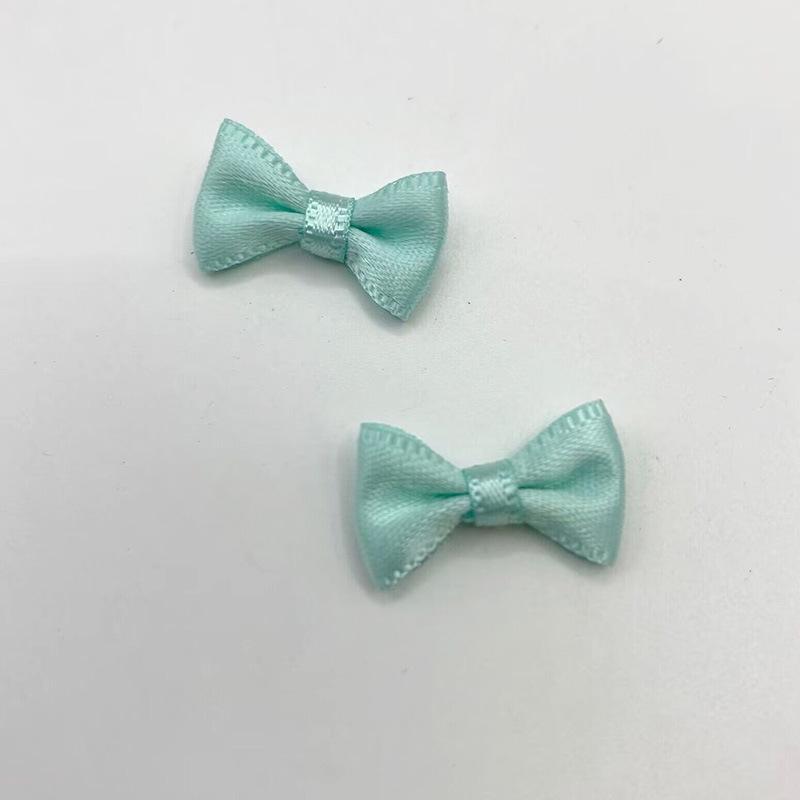 2cm Handmade Mini Cotton Bows for DIY Clothing & Doll Accessories