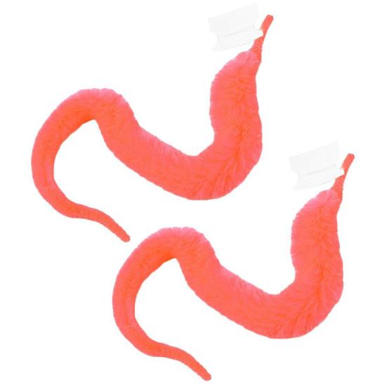 2Pcs Funny Twisty Worm Twist Wiggle Moving Sea Horse Kids Trick Toy Magic Prop