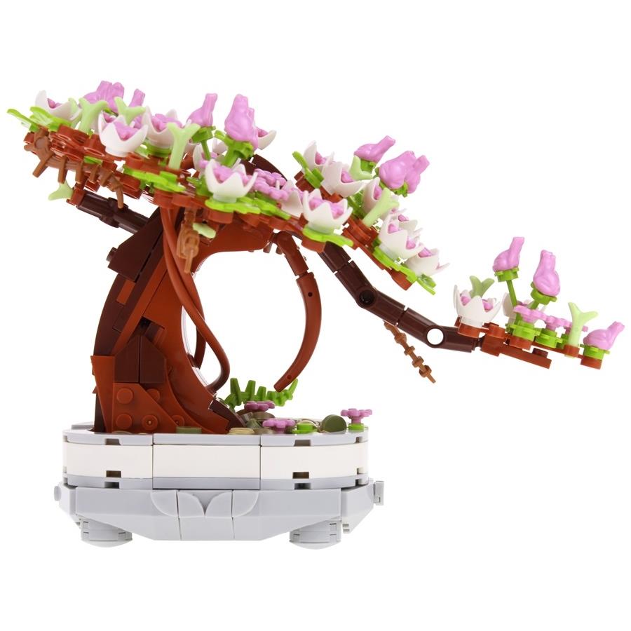 Construction Blocks Flowers Tree Bonsai Tree 462 Pieces