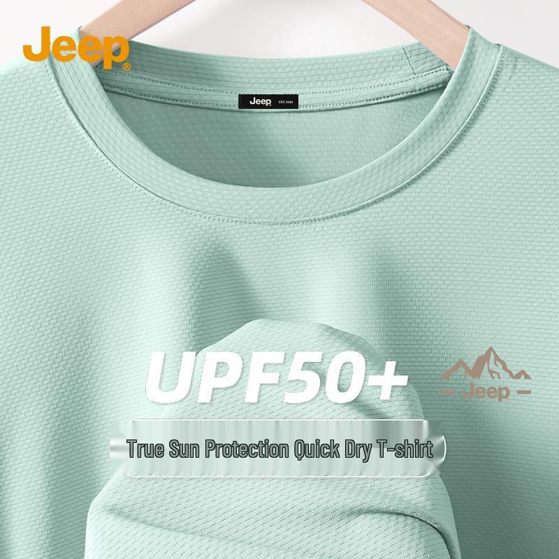 JEEP Men s Outdoor Quick-Dry Short Sleeve T-shirt M