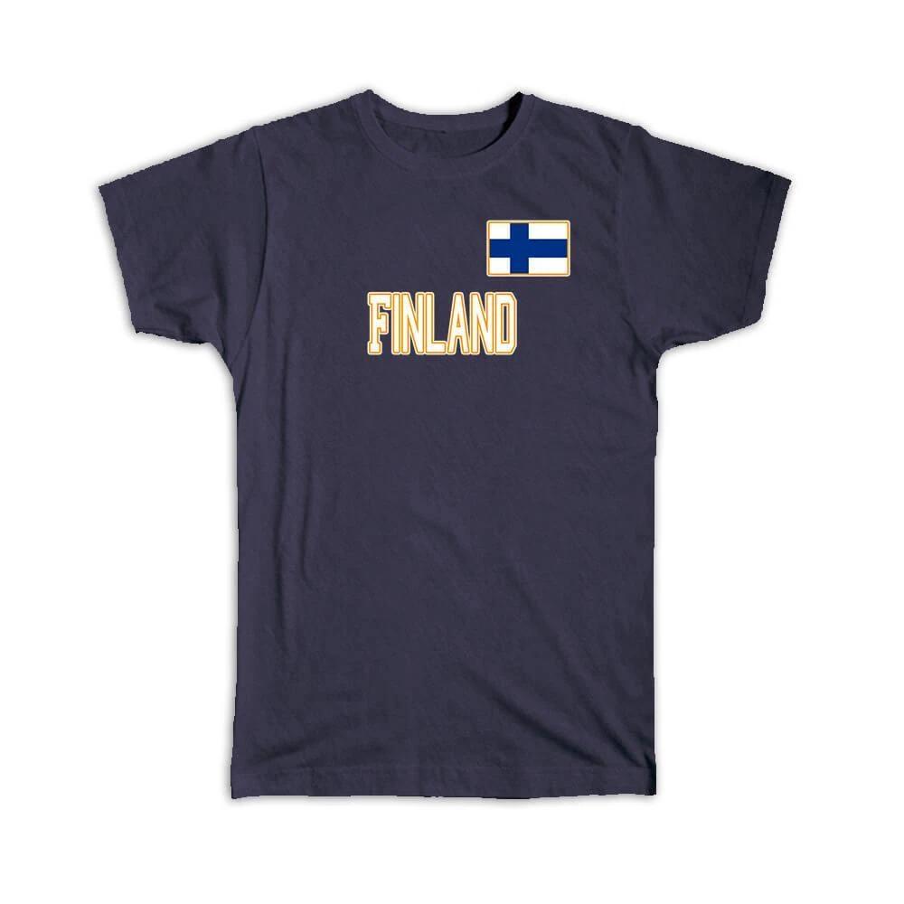 Gift T-Shirt : Finland Flag Pride Patriotic Expat Finnish Country 3XL