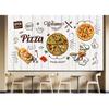 Pizza Wall Murals Pizza Fried Chicken Shop 3d Removable Wallpaper Fast Food Restaurant Snack Bar Large Wall Mural