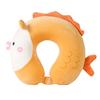 Cartoon U-Shaped Pillow Memory Foam Pillow Core Neck-Protecting Pillow for Airplane Car Travel Portable Office U-Shaped Pillow