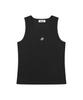 RESSAC Flow Cotton Ribbed Sleeveless Black