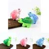 Adorable Plush Turtle Toy Stuffed Animal Soft Short Plush Green Pink Blue 10cm