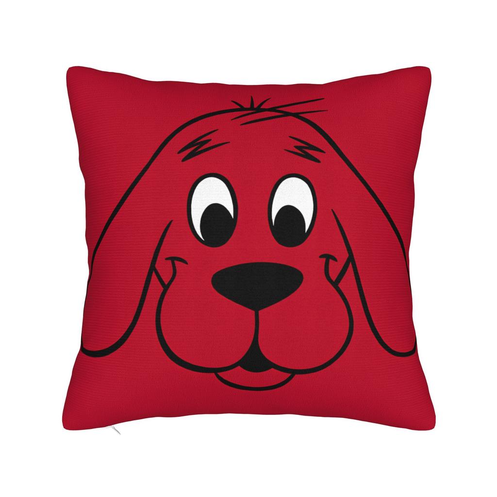 Cliffords the Big Red Dog Pillow Cover  Fashion Pillow Case For Sofa Bedroom Home Decor Design Pillowcases Gift