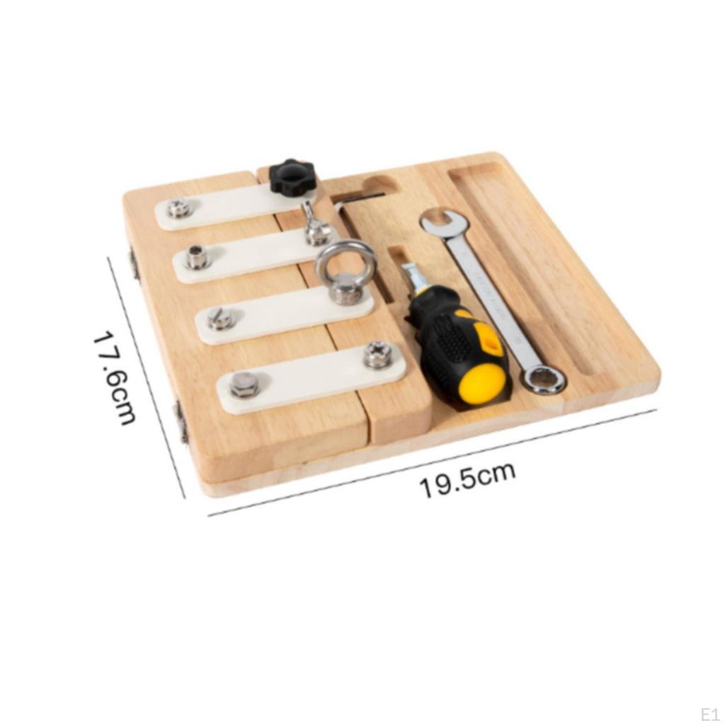 ChildCentered Screwdriver Board Wooden Fine Motor for Preschoolers, Young