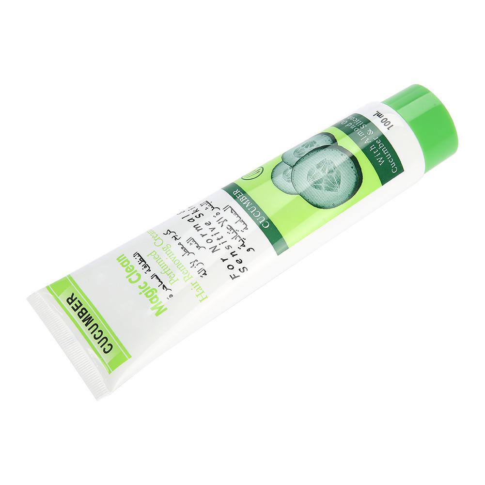 100g Unisex Cucumber Moisturizing Hair Removal Cream Natural Gentle Depilatory Cream