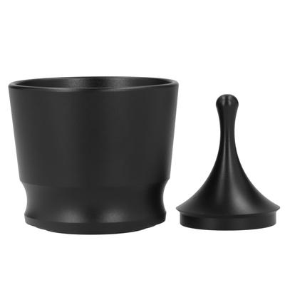 304 Edelstahl Kaffee Dosierung Ring Pulver Empfänger Container Kaffee Zubehör 58mmSchwarz