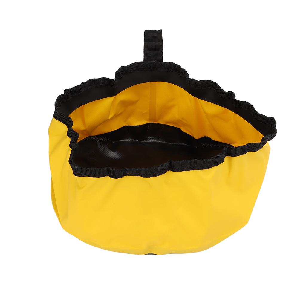 Zusammenklappbarer Eimer mit Griff Leichter Faltbarer Wasserbehälter Verdicktes PVC Waschbecken für