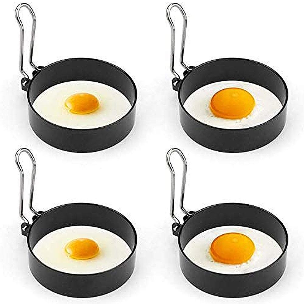 Fried Egg Mold Egg Circle Ring Mold Non-stick Round Omelet Model Cooking Breakfast Pan Egg Cooker Accessories Kitchen Tools