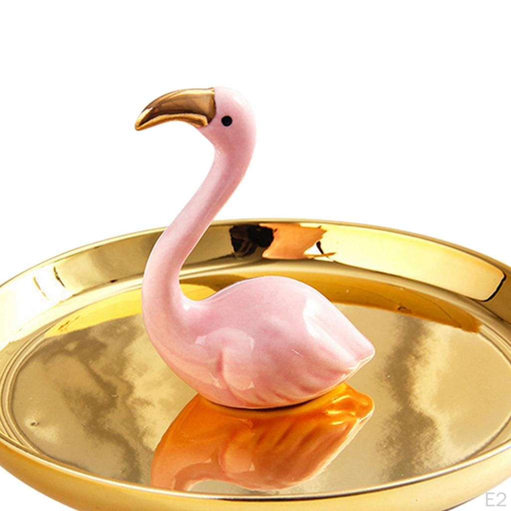 Animal Jewelry Tray Ceramic Porcelain Dish Holder Display Ring Storage Box Decoration