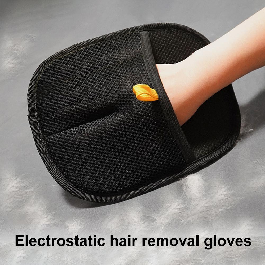 10-1pcs Pet Electrostatic Hair Removal Gloves Cat Hair Removal Brush Adhesive Gloves Cat Hair Comb Washing Hair Removal Grooming