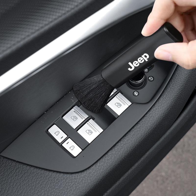 Für Jeep 1 Stück Auto Innenraum Reinigungsbürste Lüftungsschlitz Staubentfernungs Werkzeuge Für Jeep Grand Cherokee Wrangler JK Gladiator Compass R
