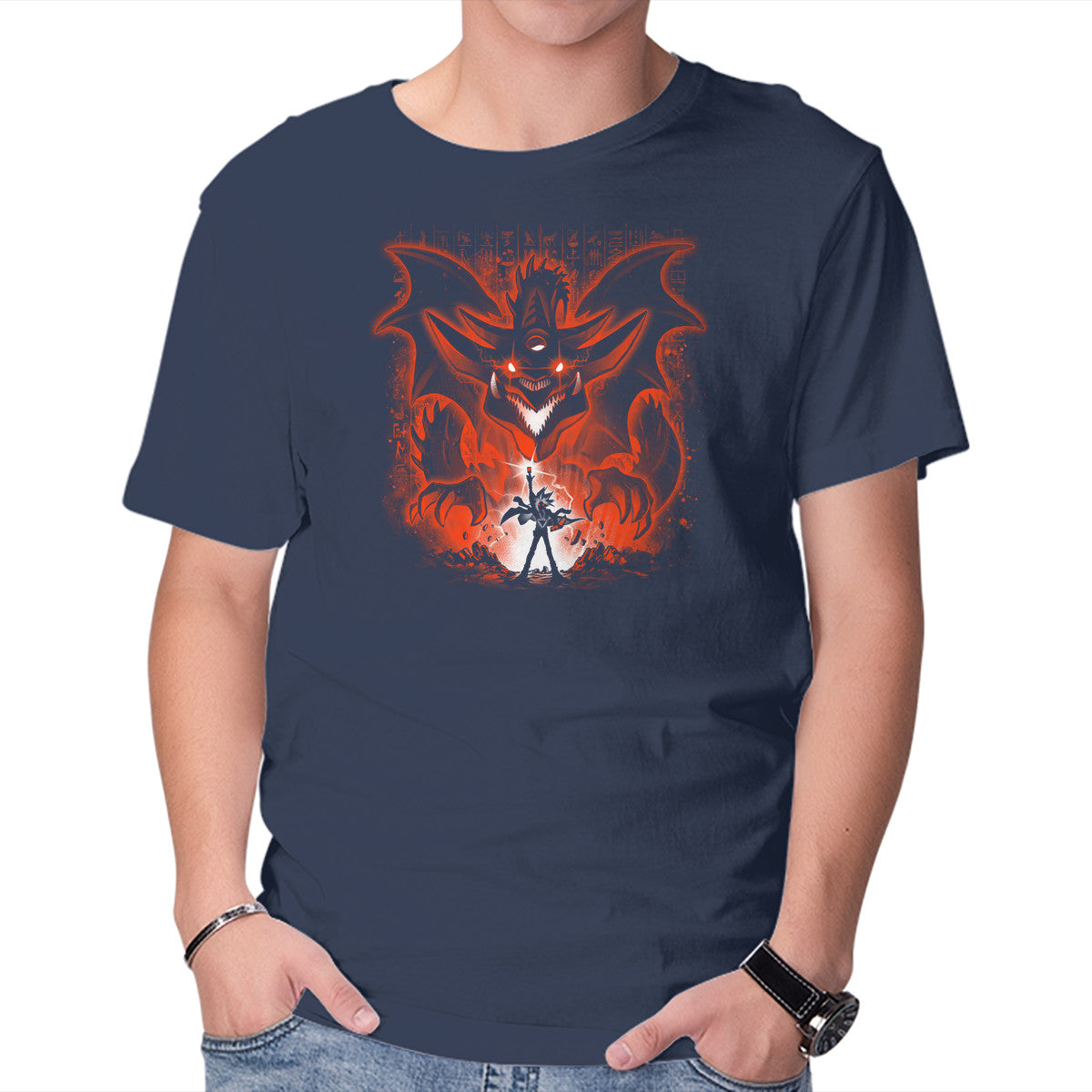 Unisex Crew Neck T-Shirt Sky Dragon Graphic Short Sleeve Casual Tee XL