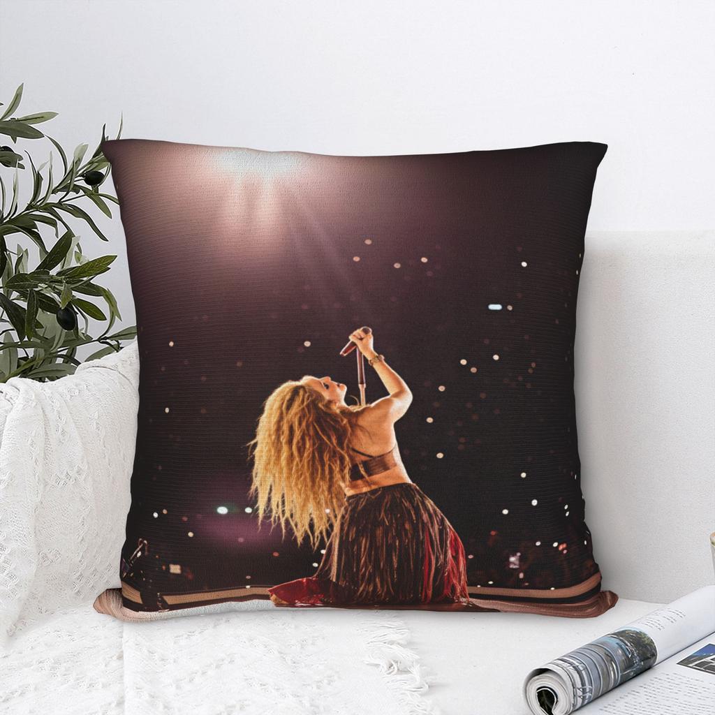 Las Mujeres No lloran Shakiras Pillowcases Kawaii Pillow Case For Living Room Sofa Graphic Pillow Cover