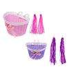 Plastic Basket Waterproof Decoration Bicycle Scooter Handlebar Streamer