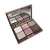 6-Color Matte Eyeshadow & Face Palette, All-in-One Blush Contour Highlighter Makeup Kit, Earth Tone Daily Makeup for Beginners & Students