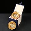 24K Plated Jian Zhan Master Ceramic Kung Fu Set Golden Ox Tea Gold Personal Cup Can Be Nurtured