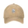 Wolf Noggin  Youthful Style Baseball Cap AntiAging Travel Casual Denim Hat