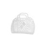 Borsa di grande capacità Borsa tote portatile per vacanze in gelatina cava Hollow Cestino da bagno portatile in plastica riutilizzabile e facile da pulire