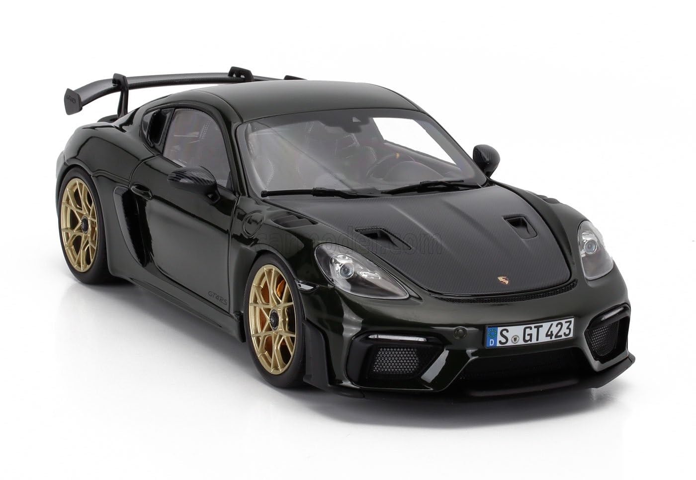 

NOREV Scale 718 CAYMAN GT4 RS WEISSACH PACKAGE 2023 DARK BREWSTER GREEN Diecast Model Car 1/18 (Product Code 187250)