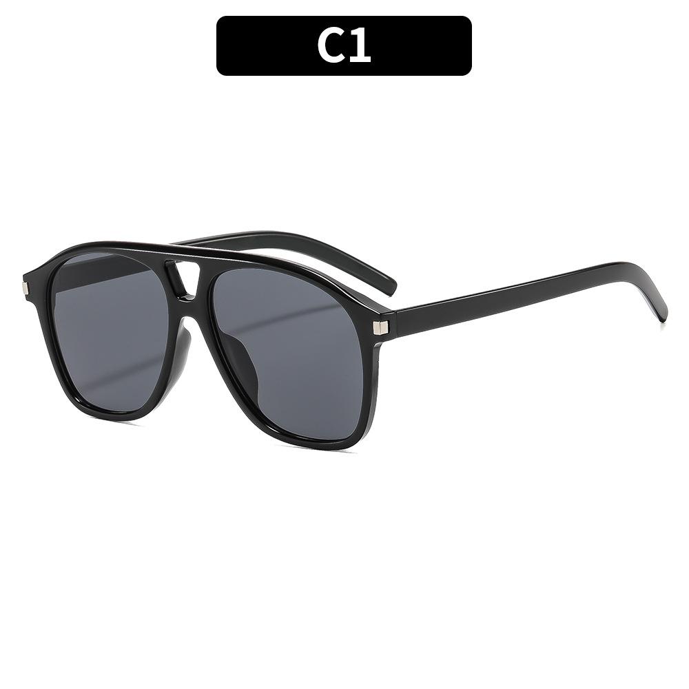 European And American Retro Toad Sunglasses Men S Fashion Personalized Sunglasses New Pilot Double Beam Sunglasses Women
