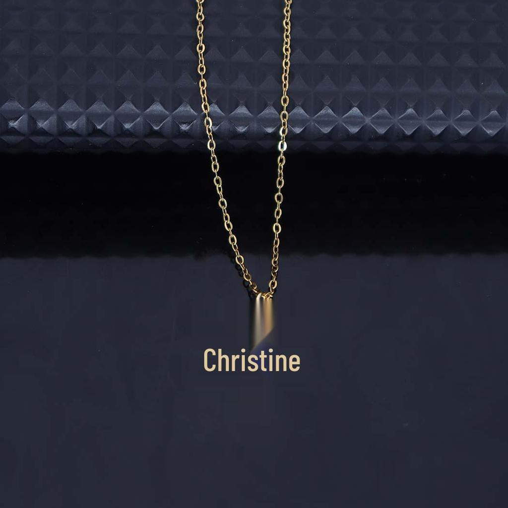 Trendy Stainless Steel Animal Leaf Pendant Necklace with Clavicle Chain