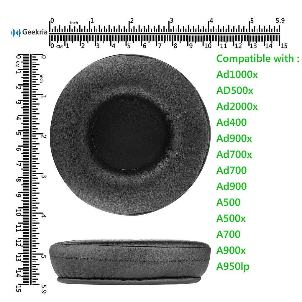 Geekria Performance Compatible Ear Pads for Audio-Technica ATH-AD1000x, AD2000x, AD900x, AD700x, AD500x, A500, A500x, A700, A900x, A950lp Headphones.