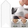 30pcs Triangle T-shirt Anti-roll Fixed Pads Disposable Fixed Shirt Pad Collar Shaper  Shirt