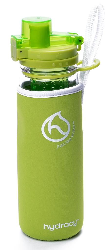 Infuse Fruit Infuser Water Bottle (Green), 750ml, BPA-Free, Includes Cooler Bag, Leak-Proof Lock, Perfect for Sports and Outdoor Activities, Detox