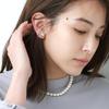 Pearl Shell Magnetic Natural Shell Pearl Earrings Made in Comes with Jewelry Graduation Entrance Ceremony [JOHNLUKE] Necklace, Pearl, Type, Pearl,